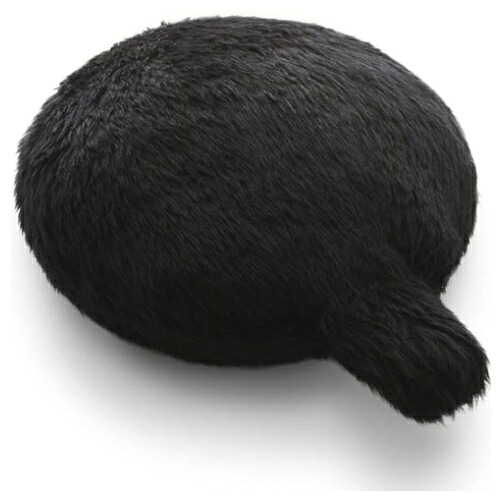 ユカイ工学 Petit Qoobo プチクーボ Noir（ノワール・黒 ）心を癒す しっぽクッション セラピーロボット クリスマスプレゼント YE-PQ001N｜トキワカメラ 11,011円