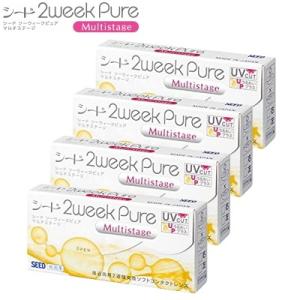 【4箱】遠近両用 シード 2ウィークピュア マルチ上演 6枚 2weekPure 日本製 郵便うけ投函