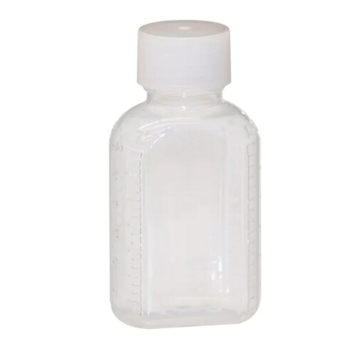 金鵄製作所 小判型投薬瓶 60mL ノーマルキャップ（ホワイト：白）200本入　20010-001 投薬用品 与薬用品 施設備品