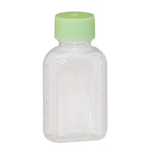 金鵄製作所 小判型投薬瓶 60mL ノーマルキャップ（ライトグリーン：竹）200本入　20010-003 投薬用品 与薬用品 施設備品