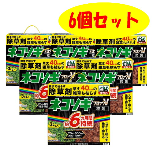 虹霓医薬品 ネコソギブロックV粒剤 3K 6個仕掛ける