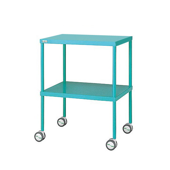 ナビス（アズワン） 派手回診車 手摺り皆無 緑であること 600×450×792粍  4562108472876