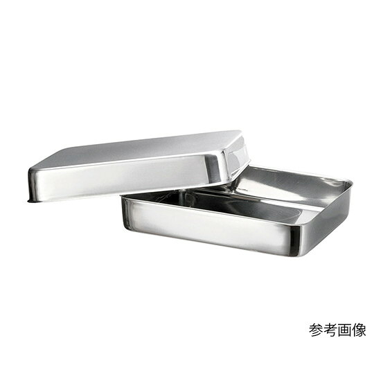 ステンレスバット (蓋付き) 360×300×40mm　B6　4589638166211