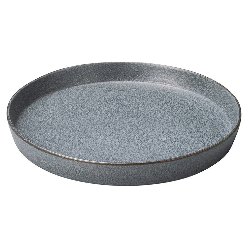 【ポイント10倍】 グルメスタイル ベジ切立大皿 アッシュグレー 約25cm 灰系 洋食器 丸型プレート 25cm以上 日本製 美濃焼 業務用 31-86933-101 4,839円