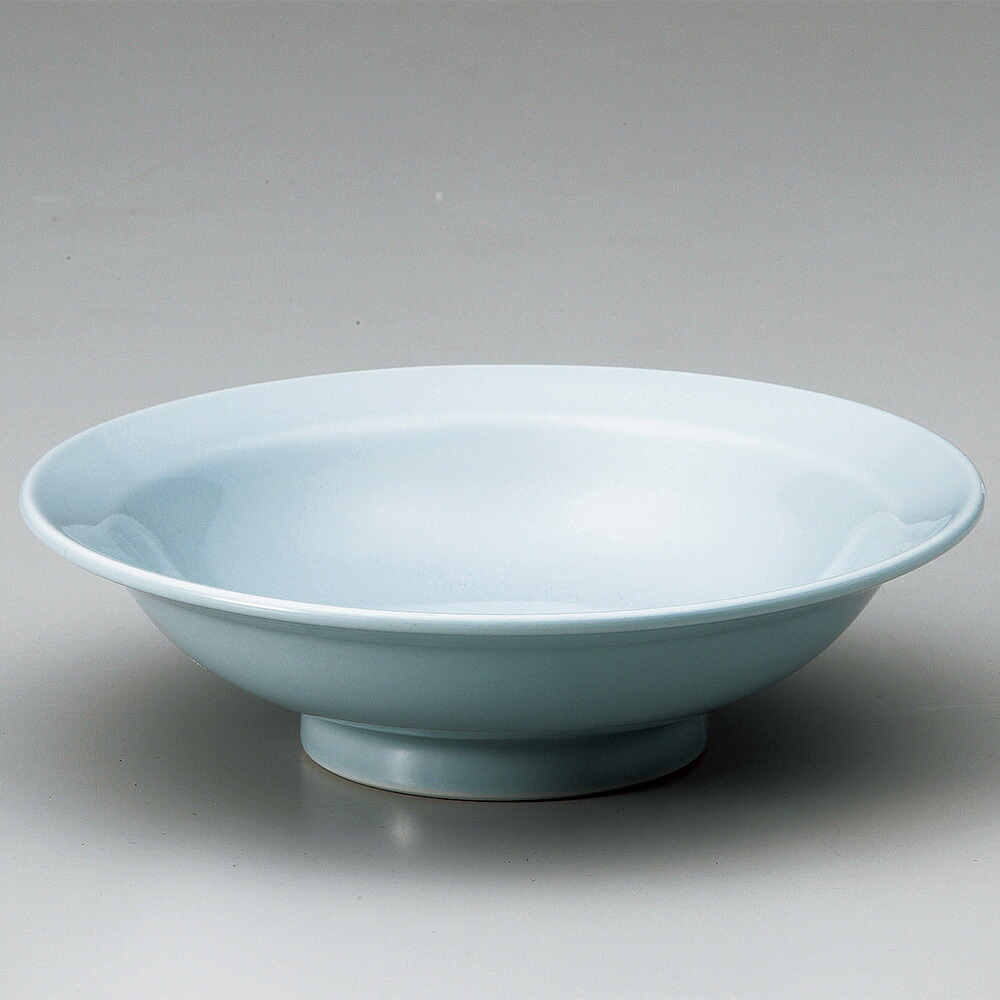 楽天市場】青彩 6.0丸 高台皿 19cm x H5.5cm 中華食器/皿/青磁