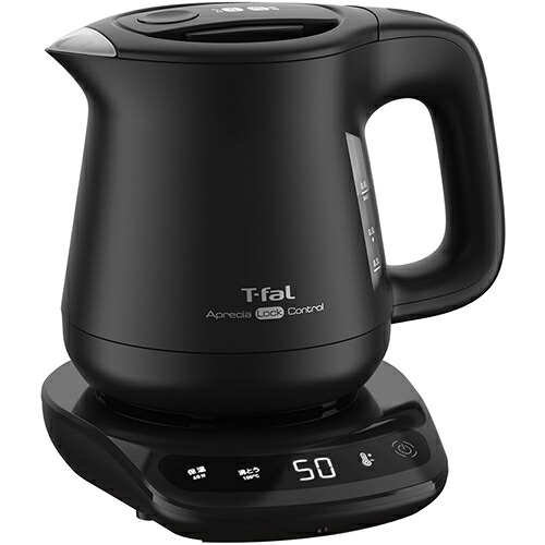【長期保証付】ティファール(T-fal) KO8608J0 ブラック アプレシアロックコントロール 電気ケトル 0.8L