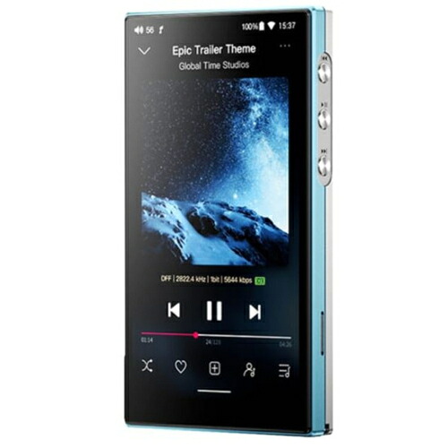 FiiO(フィーオ) FIO-JM21-2026-L 青碧 JM21 2026 デジタルオーディオプレーヤー 64GB内蔵記憶装置+外の方記憶装置相応う