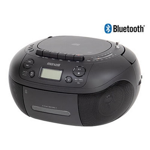 【対象ショップ限定 先着1000円OFFクーポン】マクセル maxell MXCR-200 Bluetooth対応CDラジオカセットレコーダー CDラジカセ USBメモリー・microSDカード再生 録音可能