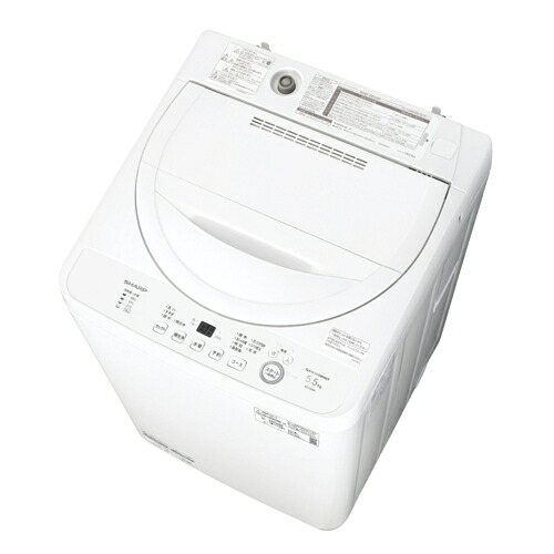 【設置+リサイクル】シャープ(SHARP) ES-GE5K-W ホワイト系 全自動洗濯機|特価COM