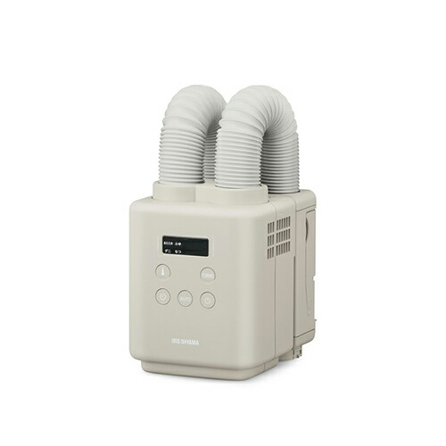アイリスオーヤマ Iris Ohyama JSK-W10-HC グレージュ ふとん乾燥機 カラリエ mini TURBO ツインノズル