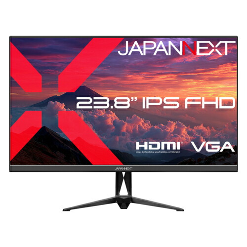ジャパンネクスト(JAPANNEXT) JN-IPS238F3 23.8型 FHD(1920×1080) IPS デスクワークモニター 見せびらかす
