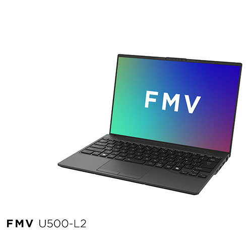 【長期間引き受ける付】富士通(FUJITSU) FMV Note U FMVU500L2B 14型 Core Ultra 5 Win11Home 記憶装置16GB SSD512GB Officeオプション付 万覚え帳マイコン ピクトブラック