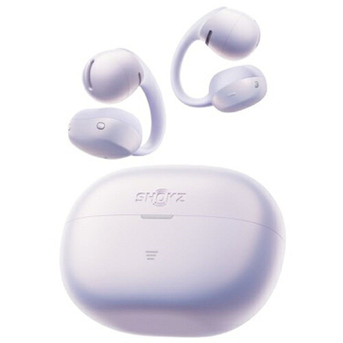 Shokz(AfterShokz)(ショックス(アフターショックス)) OpenDots Air デイブレイクパープル 完全ワイヤレスイヤホン SKZ-EP-000073 イヤーカフ型 AI搭載マイク採用 Bluetooth対応|特価COM