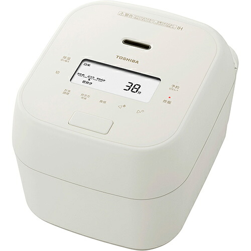 東芝(TOSHIBA) RC-10PGA-W ミルキーホワイト 炎匠炊き 真空圧力IH炊飯器 5.5合炊き|特価COM