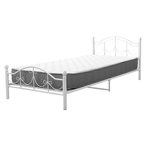 萩原 KH-3099S-WH3302 マットレス付シングルベッド KH3099SWH3302[代引不可]｜特価COM