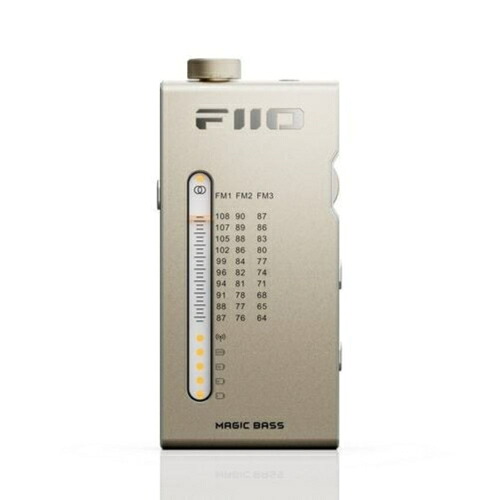 FiiO(フィーオ) FIO-RR11-G ゴールド 携帯型FMラジオ受信機 64～108MHz 厚さ13粍 超薄型 広広としたFM相応う MAGIC BASS役立つこと積み上げる