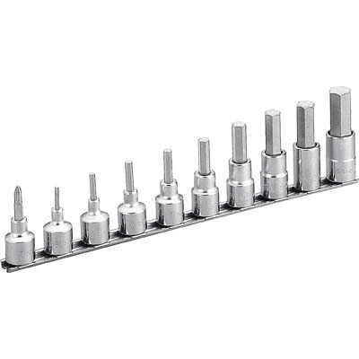 ＴＯＮＥ トネ HH410 ヘキサゴンソケットセット 保持者付 10pcs HH410 ソケットレンチ用ソケット-花・ガーデン・DIY-DIY・工具