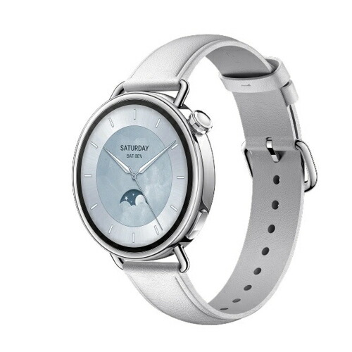 Xiaomi シャオミ Xiaomi Watch S4 41粍 白いこと  スマートウォッチ レザーストラップ ダンス楽隊の調節する：約120～190粍