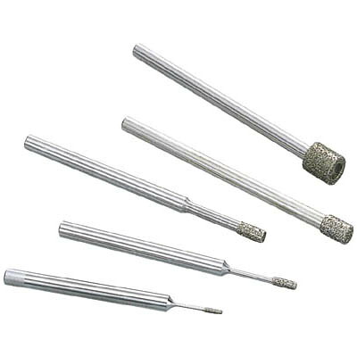 ナカニシ 12002 内研用極小径電着ダイヤモンド・CBNバー シャンク径φ3 12002