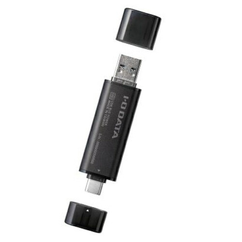 IODATA(アイ・オー・データ) SSPQ-USC1 USB 10Gbps(USB 3.2 Gen2)USB-A&USB-C対応 スティックSSD 1TB キャップ付き