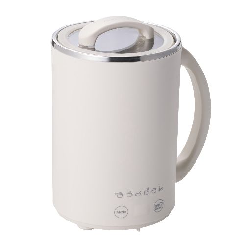 テスコム(TESCOM) TGM30A-C ベージュ マグカップ型 電気鍋 小型 500ml 大容量 1人用 旅行/出張/自宅/オフィス用 卓上調理 6モード Cook Mug plus