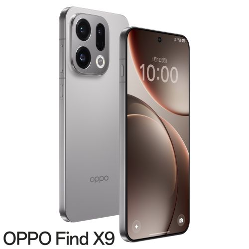 OPPO オッポ OPPO Find X9 6.6型 16GB/512GB チタニウム薄墨色 SIMフリースマートフォン CPH2797-GY FINDX9