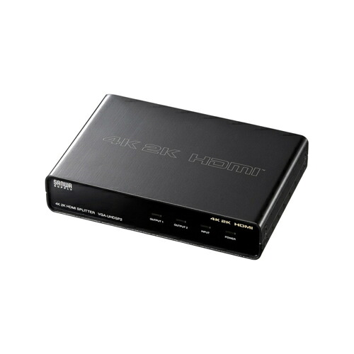 サンワサプライ VGA-UHDSP2 4K2K対応HDMI分配器 2分配 VGAUHDSP2|特価COM