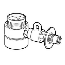 パナソニック Panasonic CB-SMF6 食器洗いかわき切る機用 分かれ出る水栓 CBSMF6