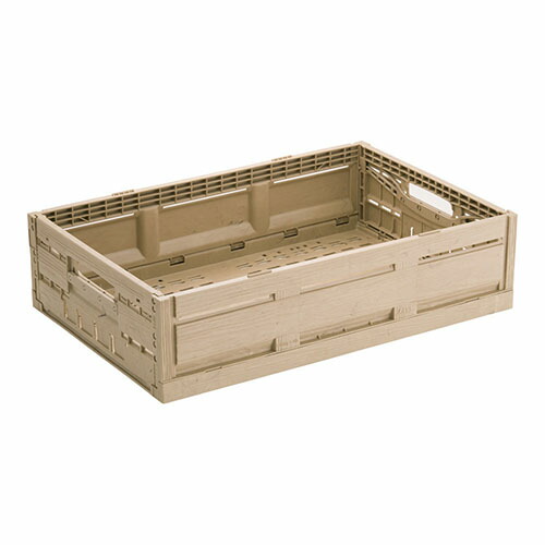 楽天市場】折りたたみ コンテナ オルコン ハーフ 木目 ナチュラル