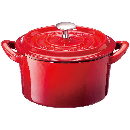 イシガキ産業 ボンボネール ココット IH対応 両手鍋 22cm 3631 レッド 3631