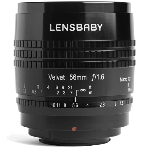 水晶体もの言う花 LENSBABY Velvet 56 黒いこと 富士フイルムX用 4961607860168