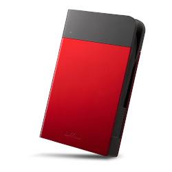 バッファロー BUFFALO HD-PZN1.0U3-R レッド ポータブルHDD 1TB USB3.0接続 ICカード対応