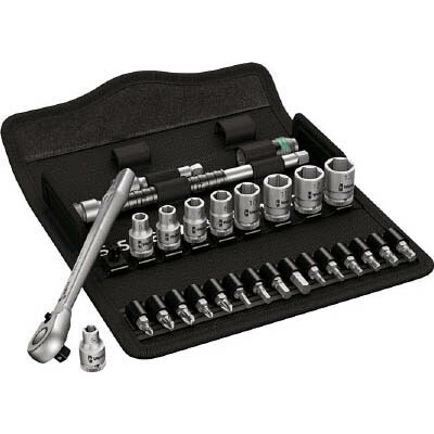 【対象ショップ限定 先着1000円OFFクーポン】Wera  4018 8100SA8 サイクロップラチェット「メタル」セット 1/4 4018 花・ガーデン・DIY-レンチ・スパナ