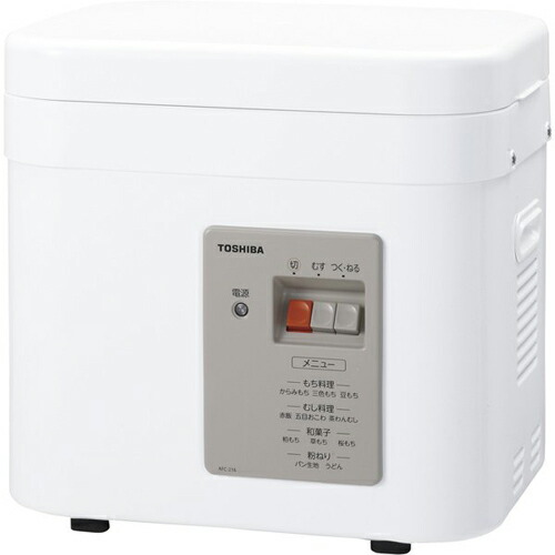 【長期保証付】東芝 TOSHIBA 一台三役もちっ子 もちつき機 2升用 AFC-216-W グランホワイト AFC216W