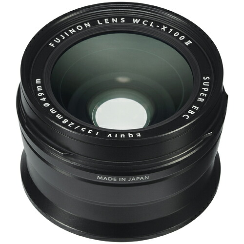 富士フイルム FUJIFILM WCL-X100II B ブラック ワイドコンバージョンレンズ WCLX100B2