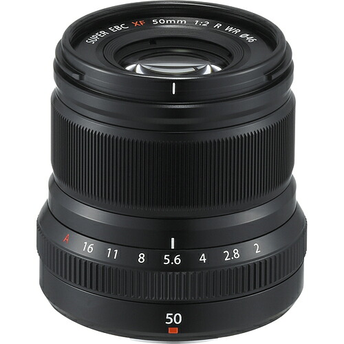 富士フイルム FUJIFILM XF50mmF2 R WR ブラック フジフイルムXマウント フジノンレンズ 中望遠レンズ｜特価COM