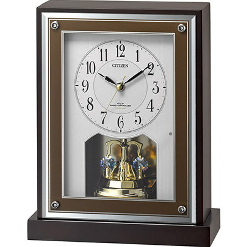 シチズン(CITIZEN) 4RY691-005 ライトグリーン 電波置時計 パル