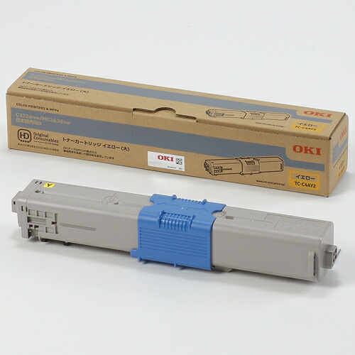 OKI TC-C4AY2 純正 トナーカートリッジ イエロー 大 TCC4AY2
