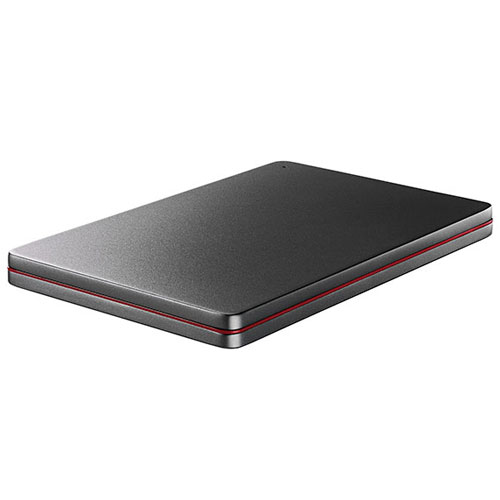 IODATA アイ・オー・データ HDPX-UTS1K Black×Red ポータブルHDD 1TB USB3.0/2.0接続 HDPXUTS1K