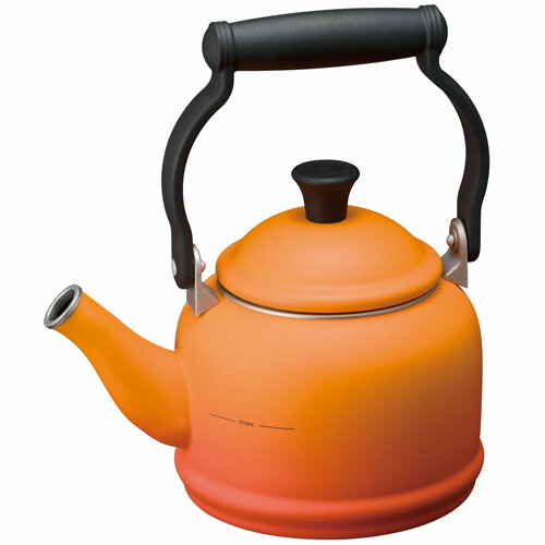 ル・クルーゼ LE CREUSET IH相応う 湯わかし デミ 920009-00 オレンジ色 92000900