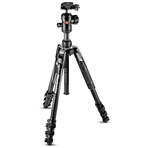 マンフロット Manfrotto MKBFRLA4BK-BH ブラック/シルバー Befree Advanced アルミニウムL三脚キット MKBFRLA4BKBH 15,698円