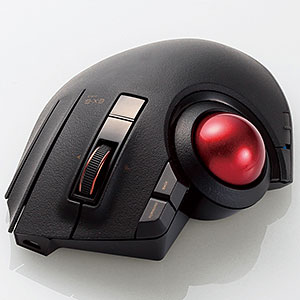 エレコム ELECOM M-XPT1MRBK ブラック USB/Bluetooth 光学センサー方式 トラックボールマウス 8ボタン MXPT1MRBK