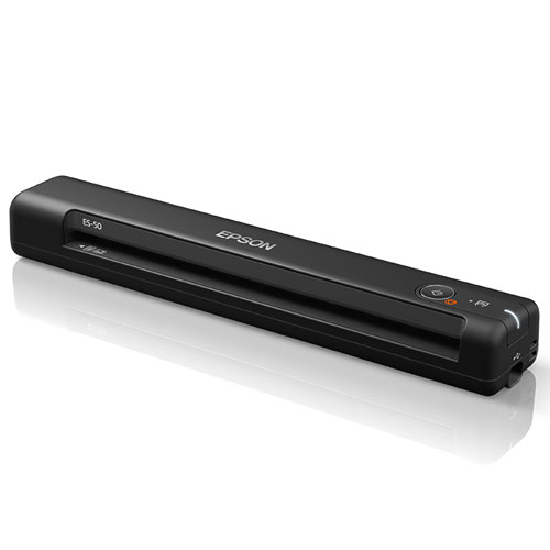 エプソン EPSON ES-50 ブラック モバイルドキュメントスキャナー A4対応 USBモデル ES50|特価COM