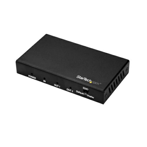 StarTech スターテック ST122HD202 ブラック HDMI分配器 2出力 4K/60Hz HDMIスプリッター ST122HD202