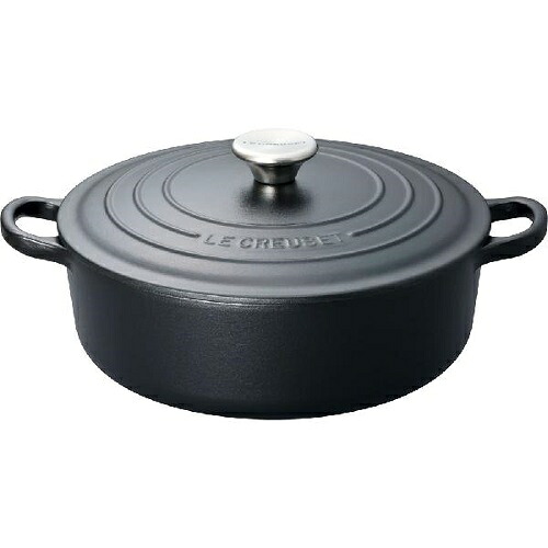 ル・クルーゼ LE CREUSET シグニチャー ココット･ジャポネーズ 24cm マットブラック 29,315円