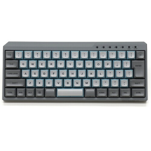 ダイヤテック FFBTR66M/NSG Majestouch MINILA-R Convertible 茶軸･日本語かななし･Sky Gray FFBTR66MNSG