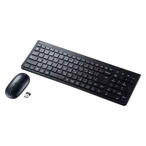 サンワサプライ SKB-WL31SETBK ブラック ワイヤレスキーボード マウス付き SKBWL31SETBK