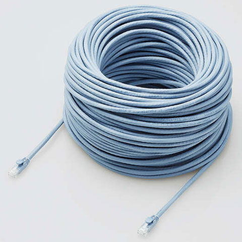 エレコム ELECOM LD-GPAT/BU70/RS 青み Cat6A ローカルエリアネットワーク有線テレビ 70m LDGPATBU70R