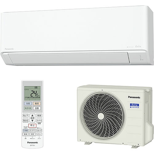 【標準工事費込】【長期保証付】パナソニック Panasonic エアコン 14畳用 4kW パナソニック Eolia エオリア CS-406DJR2-W クリスタルホワイト 電源200V｜特価COM