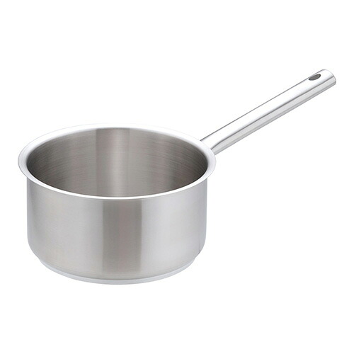 遠藤商事 インダクション18-8片手浅型鍋 蓋無 20cm 4905001111464